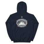 USS San Jacinto (CG-56) 2013-14 Deployment Hoodie – back view, navy