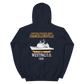 USS Chancellorsville (CG-62) 1995 WESTPAC/IO Hoodie – back view, navy