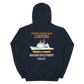USS Cowpens (CG-63) 1992-93 Maiden Deployment Hoodie – back view, navy