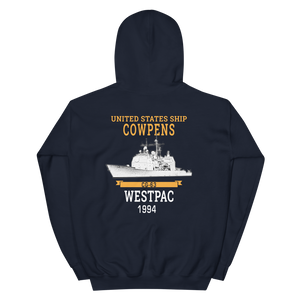 USS Cowpens (CG-63) 1994 WESTPAC Hoodie