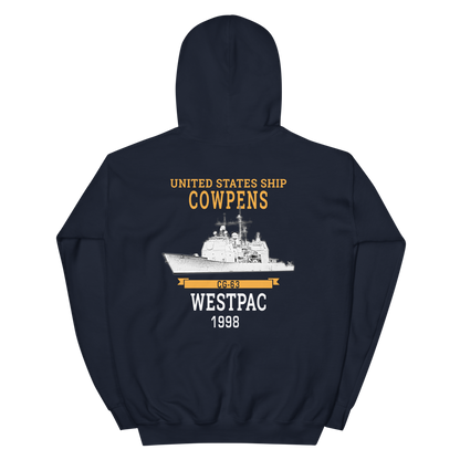 Unisex USS Cowpens (CG-63) 1998 WESTPAC – back view, navy