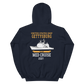 USS Gettysburg (CG-64) 2001 MED Hoodie – back view, navy
