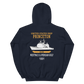 USS Princeton (CG-59) 1991 WESTPAC/IO/Persian Gulf Unisex Hoodie – back view, navy