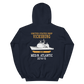 USS Vicksburg (CG-69) 2014-15 MED/N. ATLANTIC Unisex Hoodie – back view, navy