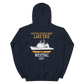 USS Lake Erie (CG-70) 2007 WESTPAC Unisex Hoodie – back view, navy