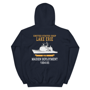 USS Lake Erie (CG-70) 1994-95 Maiden Deployment Unisex Hoodie