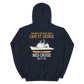 USS Cape St. George (CG-71) 2011-12 MED Unisex Hoodie – back view, navy