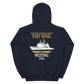USS Port Royal (CG-73) 2006 WESTPAC Unisex Hoodie – back view, navy
