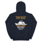 USS Port Royal (CG-73) 2016-17 WESTPAC Unisex Hoodie – back view, navy