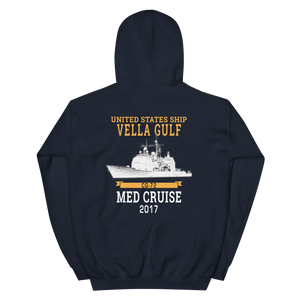 USS Vella Gulf (CG-72) 2017 MED Unisex Hoodie