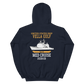 USS Vella Gulf (CG-72) 2008-09 MED Unisex Hoodie – back view, navy