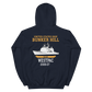 USS Bunker Hill (CG-52) 2006-07 WESTPAC Unisex Hoodie – back view, navy