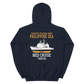 USS Philippine Sea (CG-58) 1998-99 Unisex Hoodie – back view, navy