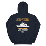USS Philippine Sea (CG-58) 1992 Unisex Hoodie – back view, navy