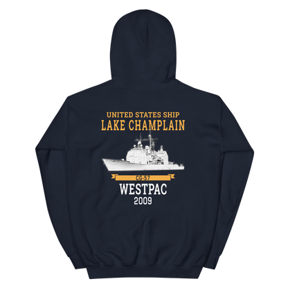 USS Lake Champlain (CG-57) 2009 Unisex Hoodie