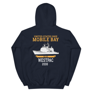 USS Mobile Bay (CG-53) 2008 Deployment Hoodie