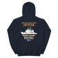 USS Antietam (CG-54) 2013 Deployment Hoodie – back view, navy