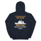 USS Antietam (CG-54) 1988-89 Maiden Deployment Hoodie – back view, navy