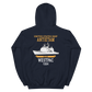 USS Antietam (CG-54) 1994 Deployment Hoodie – back view, navy