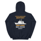 USS Monterey (CG-61) 2006-07 Unisex Hoodie – back view, navy