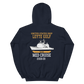 USS Leyte Gulf (CG-55) 2008-09 Deployment Hoodie – back view, navy
