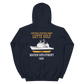 USS Leyte Gulf (CG-55) 1989 Deployment Hoodie – back view, navy