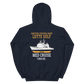 USS Leyte Gulf (CG-55) 1994-95 Deployment Hoodie – back view, navy