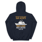 USS San Jacinto (CG-56) 2007-08 Deployment Hoodie – back view, navy