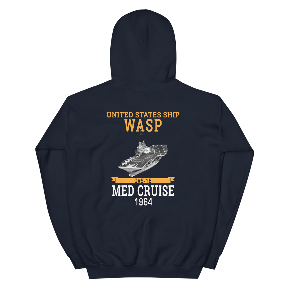 USS Wasp (CVS-18) 1964 MED Unisex Hoodie