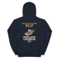 USS Wasp (CVS-18) 1967 CARIBBEAN Unisex Hoodie – back view, navy
