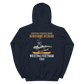 USS Bonhomme Richard (CVS-31) 1969 WESTPAC/VIETNAM Unisex Hoodie – back view, navy