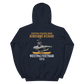 USS Bonhomme Richard (CVS-31) 1970 WESTPAC/VIETNAM Unisex Hoodie – back view, navy