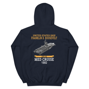 USS Franklin D. Roosevelt (CVA-42) 1960 MED CRUISE Hoodie