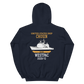 USS Chosin (CG-65) 2009-10 Unisex Hoodie – back view, navy