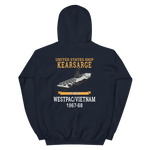 USS Kearsarge (CVS-33) 1967-68 WESTPAC/VIETNAM Hoodie – back view, navy