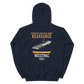 USS Kearsarge (CVS-33) 1961 WESTPAC Hoodie – back view, navy