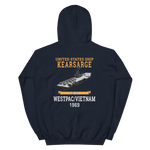 USS Kearsarge (CVS-33) 1969 WESTPAC/VIETNAM Hoodie – back view, navy