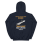 USS Essex (CVS-9) 1960-61 MED CRUISE Hoodie – back view, navy