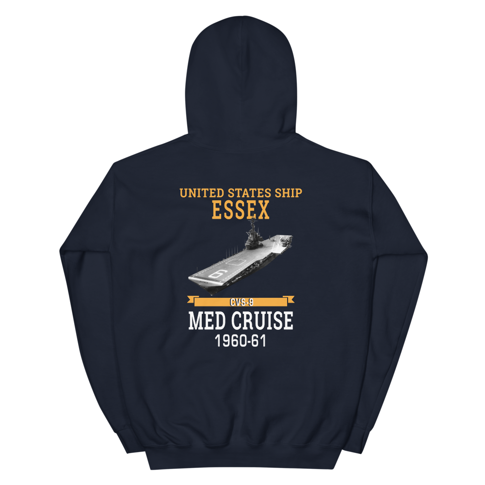 USS Essex (CVS-9) 1960-61 MED CRUISE Hoodie