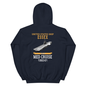 USS Essex (CVS-9) 1960-61 MED CRUISE Hoodie