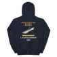 USS Essex (CVS-9) 1962 S. ATLANTIC/CARIBBEAN Hoodie – back view, navy