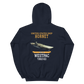 USS Hornet (CVS-12) 1962-63 WESTPAC Hoodie – back view, navy