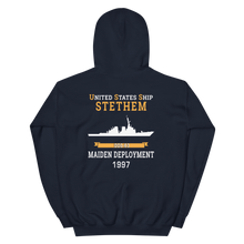 Load image into Gallery viewer, USS Stethem (DDG-63) 1997 MAIDEN DEPLOYMENT Unisex Hoodie