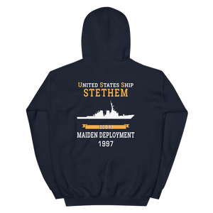 USS Stethem (DDG-63) 1997 MAIDEN DEPLOYMENT Unisex Hoodie