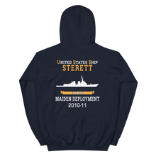 Load image into Gallery viewer, USS Sterett (DDG-104) 2010-11 MAIDEN DEPLOYMENT Unisex Hoodie