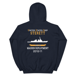 USS Sterett (DDG-104) 2010-11 MAIDEN DEPLOYMENT Unisex Hoodie