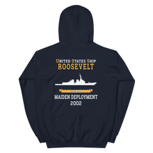 Load image into Gallery viewer, USS Roosevelt (DDG-80) 2002 MAIDEN DEPLOYMENT Unisex Hoodie