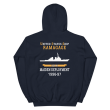 Load image into Gallery viewer, USS Ramage (DDG-61) 1996-97 MAIDEN DEPLOYMENT Unisex Hoodie