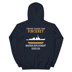 USS Pinckney (DDG-91) 2005-06 MAIDEN DEPLOYMENT Unisex Hoodie