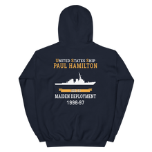 Load image into Gallery viewer, USS Paul Hamilton (DDG-60) 1996-97 MAIDEN DEPLOYMENT Unisex Hoodie